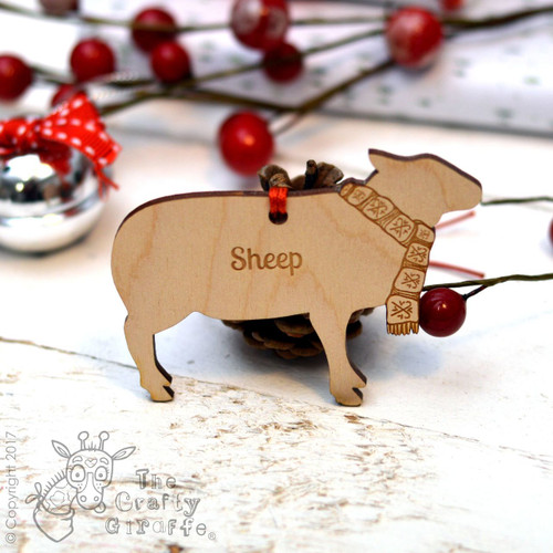 Personalised Sheep Decoration