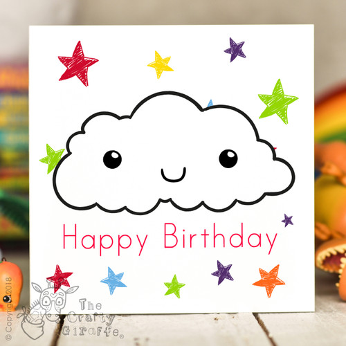 Cloud Birthday Card