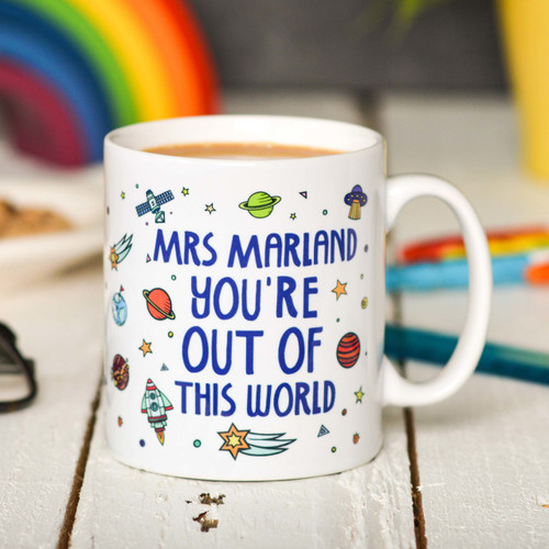 Buy Personalised You're out of this world Mug From The Crafty Giraffe, the home of unique and affordable gifts for loved ones...