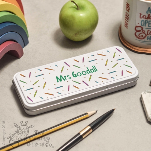 Personalised Pencil Pencil Tin