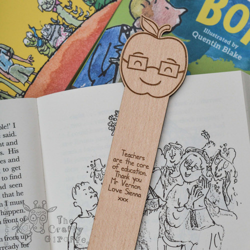 Personalised Apple Glasses Bookmark