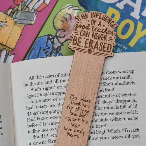 Personalised The influence of a good teacher can never be erased Bookmark