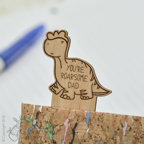 Personalised Dinosaur Bookmark