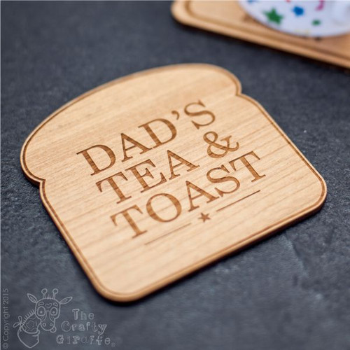 Personalised Toast Shaped Coaster