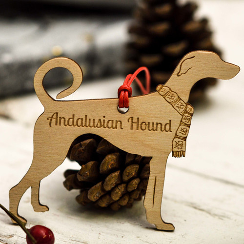 Personalised Andalusian Hound Decoration