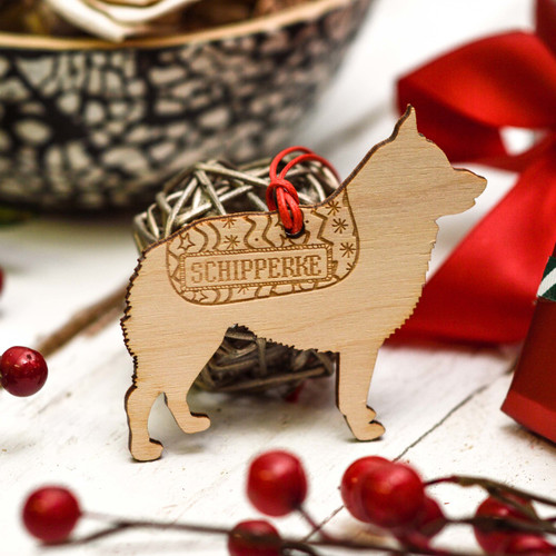 Personalised Schipperke Decoration