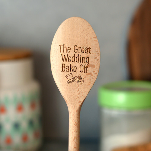 Personalised Wedding Bake Off Spoon