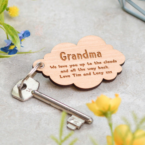 Personalised Cloud Keyring