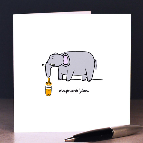 Buy Elephant juice Mother's Day Card From The Crafty Giraffe, the home of unique and affordable gifts for loved ones...