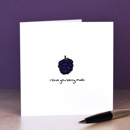 Buy I love you berry much Mother's Day Card From The Crafty Giraffe, the home of unique and affordable gifts for loved ones...