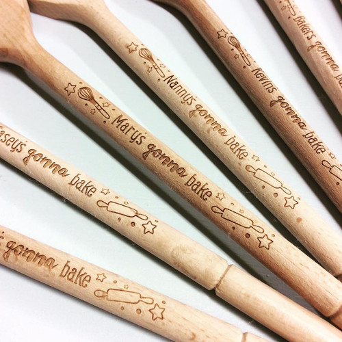 Bakers gonna bake Wooden Spoons - The Crafty Giraffe