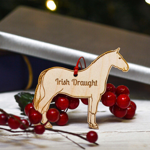 Personalised Irish Draught Horse Decoration