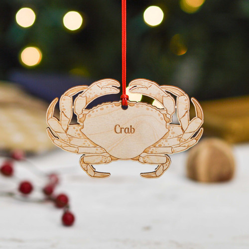 Personalised Crab Decoration