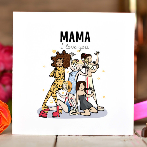 Mama I love you Card