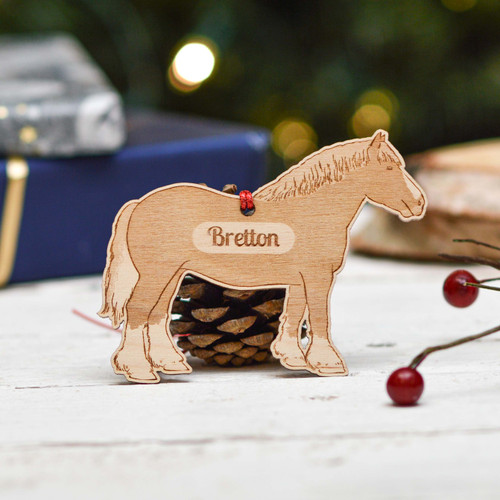 Personalised Bretton Horse Decoration