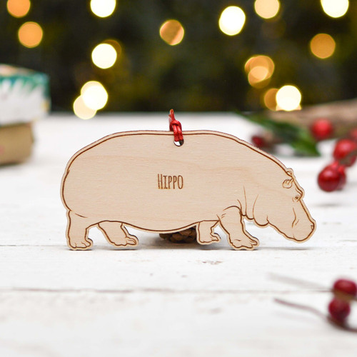 Personalised Hippo Decoration
