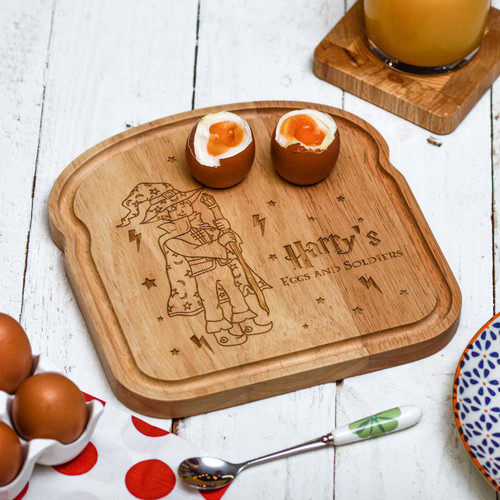 Personalised Breakfast Egg Board - Wizard