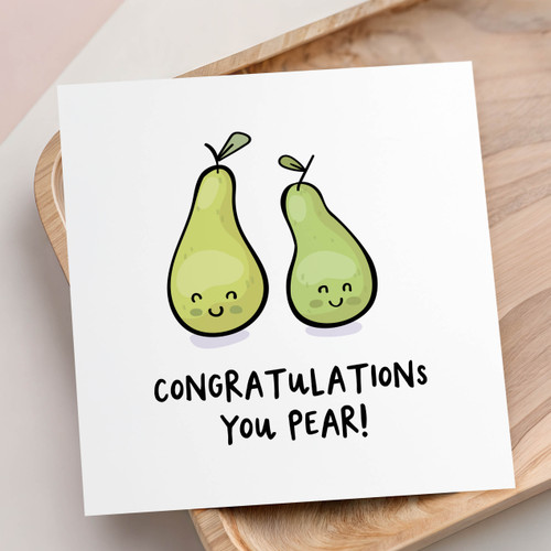 Congratulations you pear Card