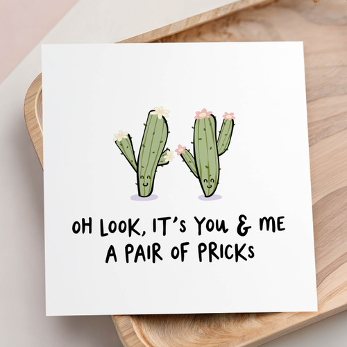 Pair of pricks Card