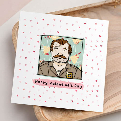 Hoppy Valentine's Day Card