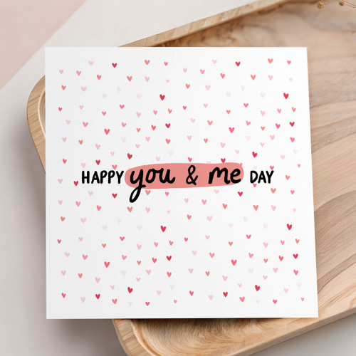 Happy you & me Day Card