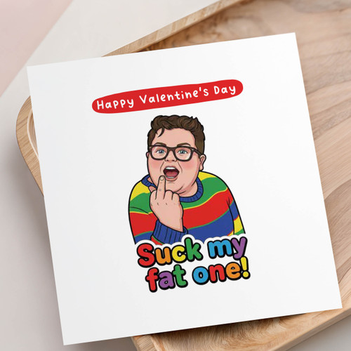 Suck my fat one Card