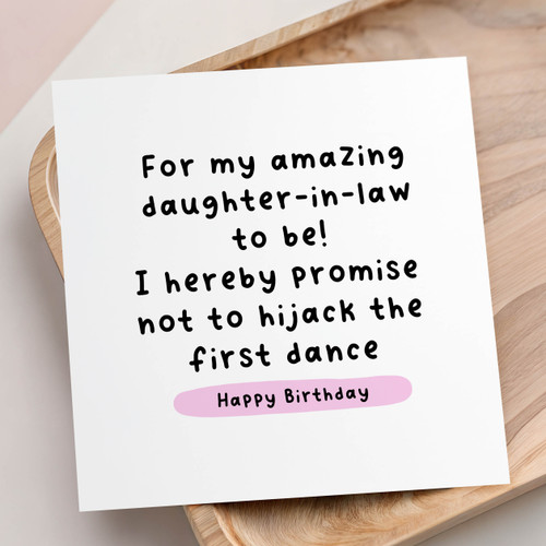 The first dance Happy Birthday Card