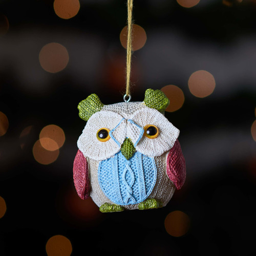 Buy Knitted Owl - Green ear From The Crafty Giraffe, the home of unique and affordable gifts for loved ones...