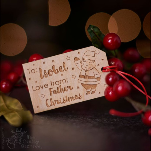 Personalised Christmas Santa Gift Tags