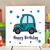 Car Birthday Card - The Crafty Giraffe