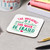 The influence of a good teacher can never be erased Coaster - The Crafty Giraffe