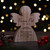 Personalised Standing Wooden Angel Decoration