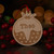 Personalised Christmas Pudding Decoration - The Crafty Giraffe