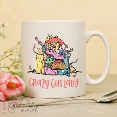 Crazy Cat Lady Coffee Cup Crazy Cat Lady Coffee Cup