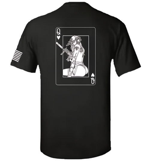 Card Drill Queen of Hearts Shirt