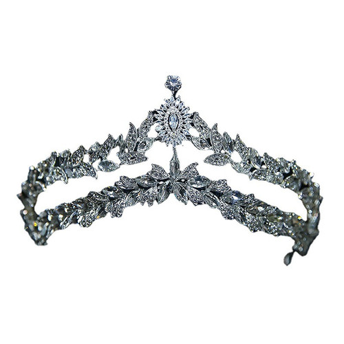 The New Crown Wedding Hair Accessories Bridal Headdress Crystal