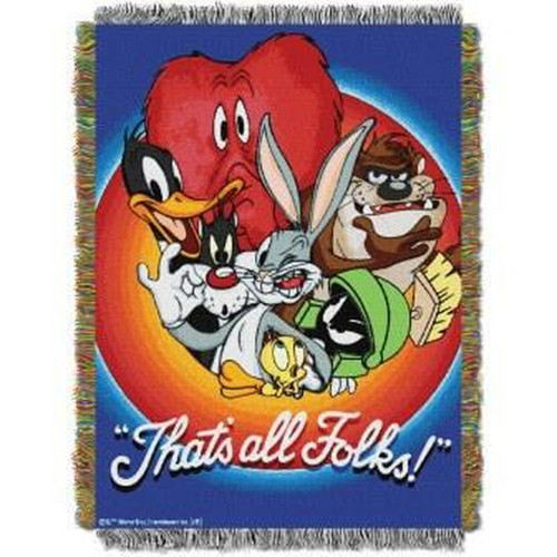 Looney Tunes - Favorite Show Licensed 48"x 60" Woven Tapestry Throw by The Northwest Company
