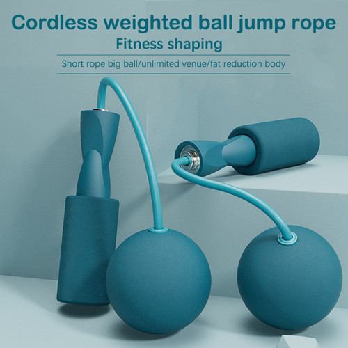 Weighted Cordless Jump Rope for Effective Fitness Training - Perfect for Indoor and Outdoor Workouts Training Jump Rope Set Fitness Jump Ropes And Silicone Handles For Women Men Kids