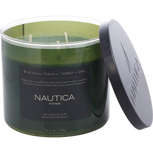 NAUTICA WILD HONEY TOBACCO by Nautica CANDLE 14.5 OZ