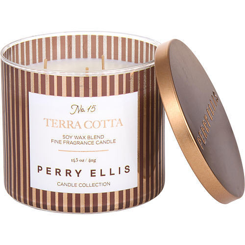 PERRY ELLIS TERRACOTTA by Perry Ellis SCENTED CANDLE 14.5 OZ