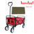 Outdoor  Folding Wagon Garden , Large Capacity Folding Wagon Garden Shopping Beach Cart ,Heavy Duty Foldable Cart, for Outdoor Activities, Beaches, Parks, Camping