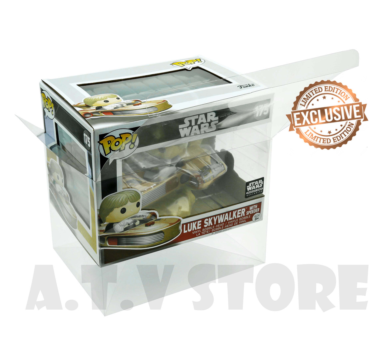 funko pop luke skywalker with speeder