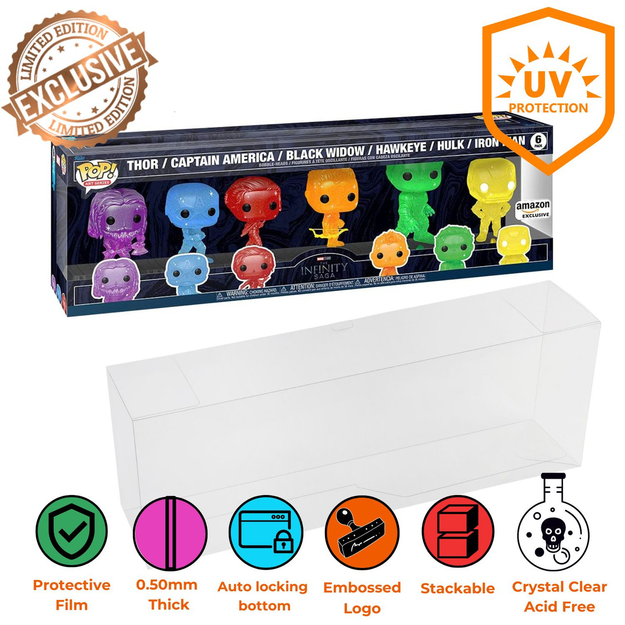 ATV 6 Pack (sextet) Funko Pop UV Protector