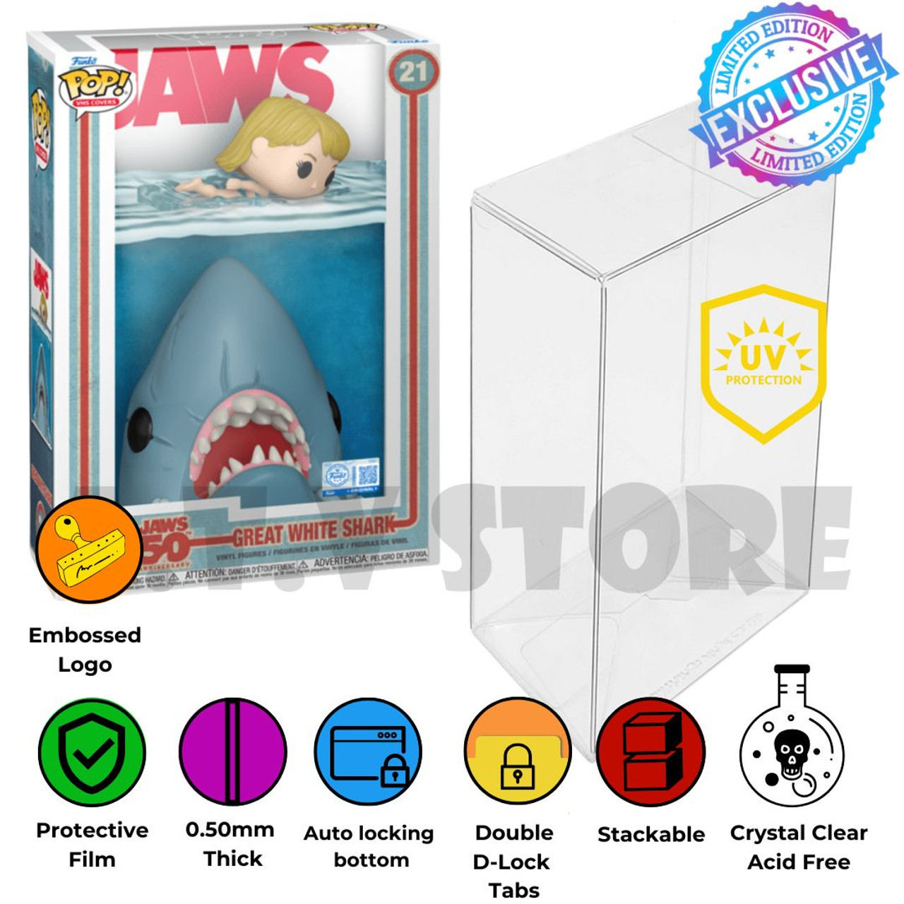 FUNKO POP! ジョーズ　グレートホワイトシャーク　50周年版 FUNKO POP! ジョーズ グレートホワイトシャーク 50周年版 Amazon