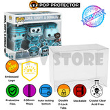Pop Protector for Sora, Goofy & Donald 3-Pack | ATV UV Display Case for Kingdom Hearts Glow-In-The-Dark Set
