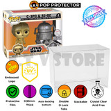 Pop Protector for Star Wars C-3PO & R2-D2 2-Pack | ATV 0.50mm UV Case for Disney 45th Anniversary Funko