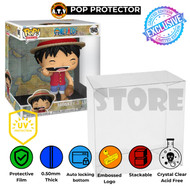 Pop Protector for Monkey D. Luffy #1945 One Piece Funko Pop – 10” UV Case by ATV
