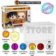 Pop Protector for Goku & Krillin 2-Pack | Protective Case for Funko Pop 2-Pack Set
