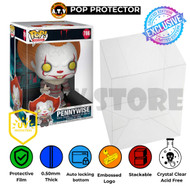 Pennywise Funko Pop #786 (10-Inch) confirming fit with ATV’s 10" UV Pop Protector: