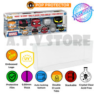 Funko Pop! Marvel 5-Pack: Prodigy, The Hornet, Prince of Arachne + ATV UV Protector (0.50mm)